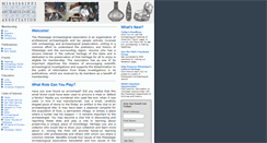 Desktop Screenshot of msarchaeology.org